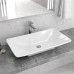 Νιπτήρας πορσελάνης επικαθήμενος 700x400x125 mm LT 1017
